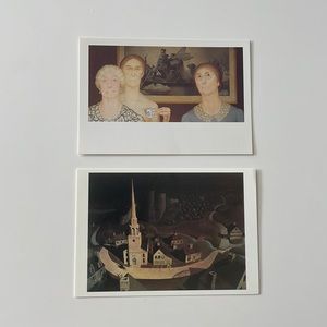 Grant Wood Midnight ride of Paul Revere 1931 & Daughters of the Revolution 1932